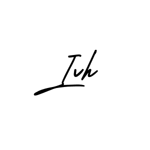 How to make Ivh signature? AmerikaSignatureDemo-Regular is a professional autograph style. Create handwritten signature for Ivh name. Ivh signature style 3 images and pictures png