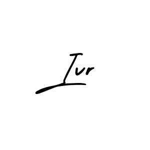 Create a beautiful signature design for name Ivr. With this signature (AmerikaSignatureDemo-Regular) fonts, you can make a handwritten signature for free. Ivr signature style 3 images and pictures png