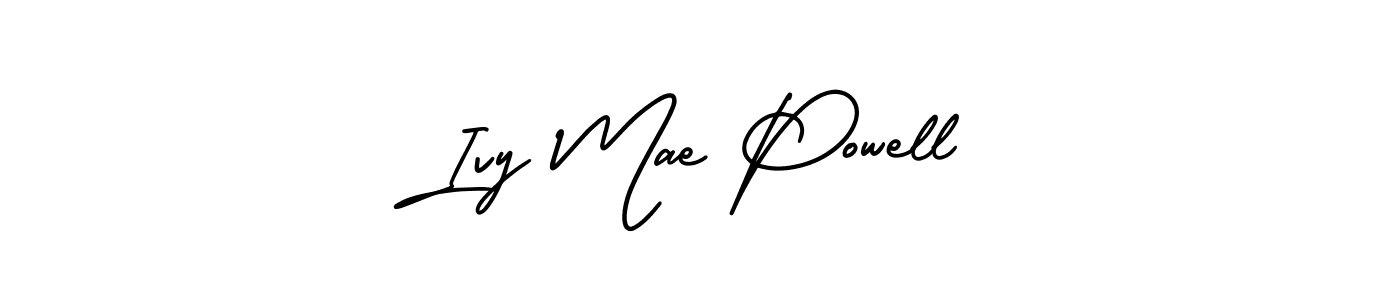 Also You can easily find your signature by using the search form. We will create Ivy Mae Powell name handwritten signature images for you free of cost using AmerikaSignatureDemo-Regular sign style. Ivy Mae Powell signature style 3 images and pictures png