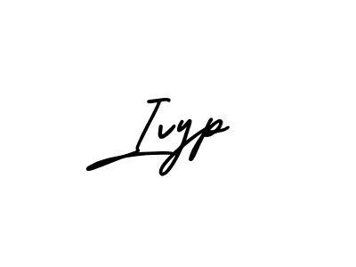 The best way (AmerikaSignatureDemo-Regular) to make a short signature is to pick only two or three words in your name. The name Ivyp include a total of six letters. For converting this name. Ivyp signature style 3 images and pictures png