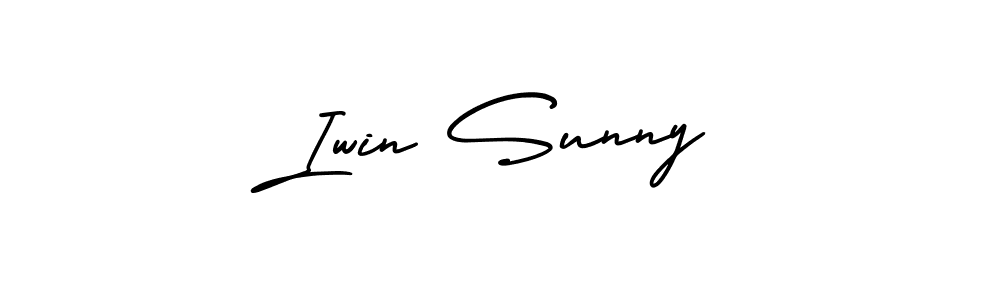 Make a beautiful signature design for name Iwin Sunny. Use this online signature maker to create a handwritten signature for free. Iwin Sunny signature style 3 images and pictures png