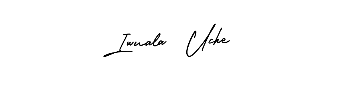 It looks lik you need a new signature style for name Iwuala  Uche. Design unique handwritten (AmerikaSignatureDemo-Regular) signature with our free signature maker in just a few clicks. Iwuala  Uche signature style 3 images and pictures png