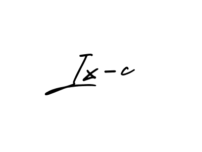 You should practise on your own different ways (AmerikaSignatureDemo-Regular) to write your name (Ix-c) in signature. don't let someone else do it for you. Ix-c signature style 3 images and pictures png