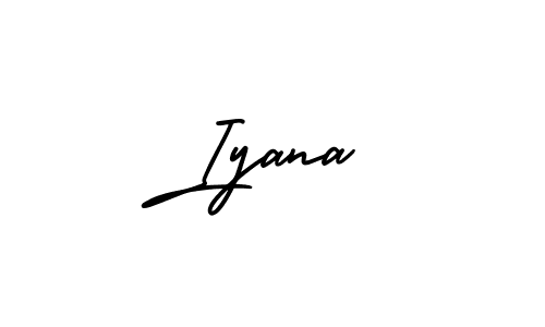 Design your own signature with our free online signature maker. With this signature software, you can create a handwritten (AmerikaSignatureDemo-Regular) signature for name Iyana. Iyana signature style 3 images and pictures png