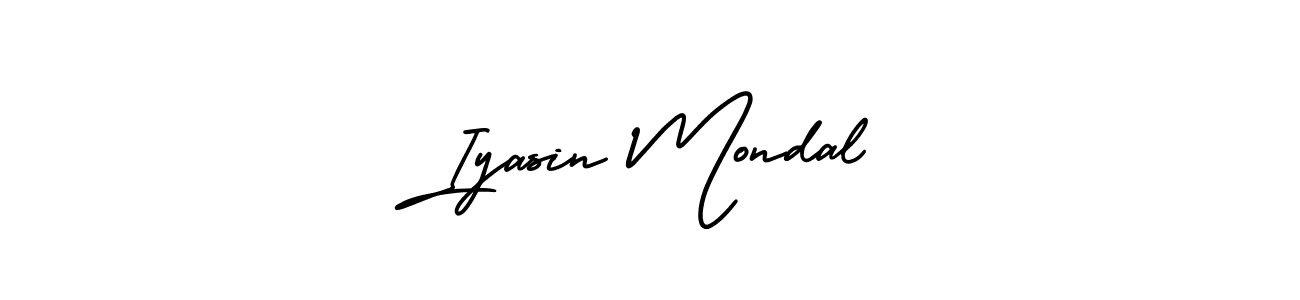 if you are searching for the best signature style for your name Iyasin Mondal. so please give up your signature search. here we have designed multiple signature styles  using AmerikaSignatureDemo-Regular. Iyasin Mondal signature style 3 images and pictures png