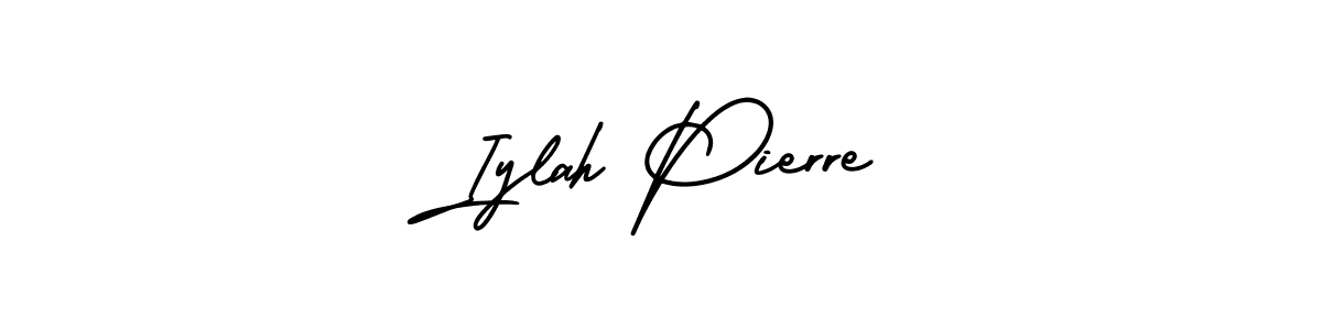 Create a beautiful signature design for name Iylah Pierre. With this signature (AmerikaSignatureDemo-Regular) fonts, you can make a handwritten signature for free. Iylah Pierre signature style 3 images and pictures png