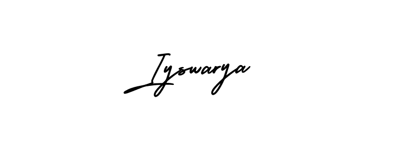 if you are searching for the best signature style for your name Iyswarya. so please give up your signature search. here we have designed multiple signature styles  using AmerikaSignatureDemo-Regular. Iyswarya signature style 3 images and pictures png