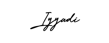 Create an unforgettable impression when signing with Iyyadi name styled in AmerikaSignatureDemo-Regular typography. 100% free online generator. Iyyadi signature style 3 images and pictures png