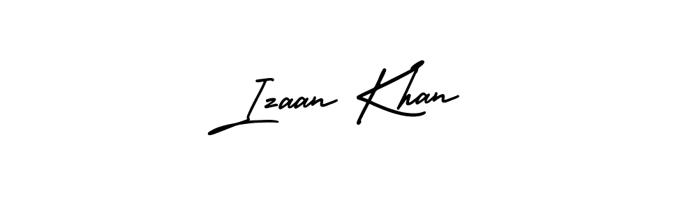 How to make Izaan Khan name signature. Use AmerikaSignatureDemo-Regular style for creating short signs online. This is the latest handwritten sign. Izaan Khan signature style 3 images and pictures png
