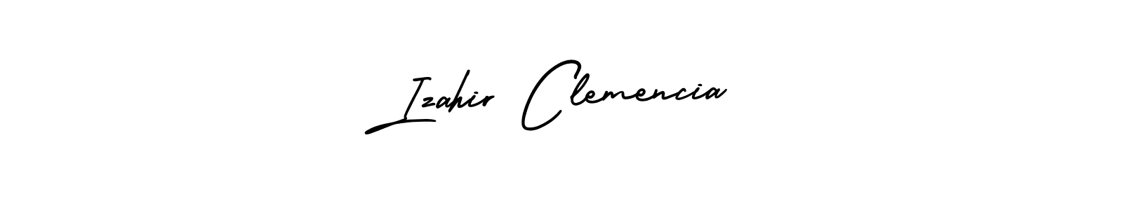 How to make Izahir Clemencia signature? AmerikaSignatureDemo-Regular is a professional autograph style. Create handwritten signature for Izahir Clemencia name. Izahir Clemencia signature style 3 images and pictures png