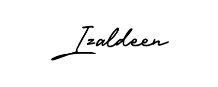 Upgrade your professional image with Izaldeen signature created with AmerikaSignatureDemo-Regular font. Fast, free, and watermark-free download. Izaldeen signature style 3 images and pictures png