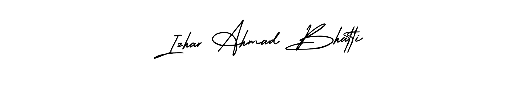 Izhar Ahmad Bhatti stylish signature style. Best Handwritten Sign (AmerikaSignatureDemo-Regular) for my name. Handwritten Signature Collection Ideas for my name Izhar Ahmad Bhatti. Izhar Ahmad Bhatti signature style 3 images and pictures png