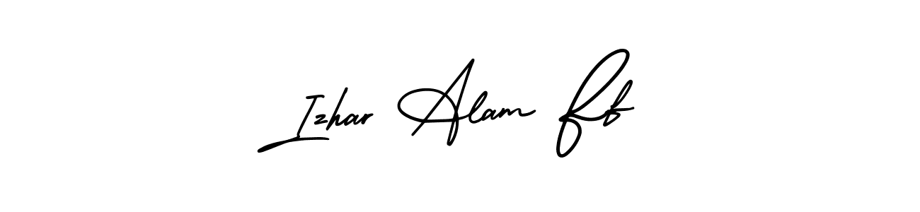 Create a beautiful signature design for name Izhar Alam Ff. With this signature (AmerikaSignatureDemo-Regular) fonts, you can make a handwritten signature for free. Izhar Alam Ff signature style 3 images and pictures png