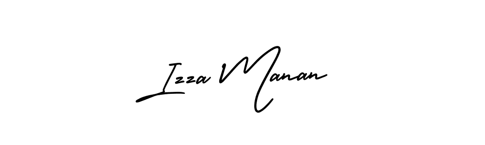 Best and Professional Signature Style for Izza Manan. AmerikaSignatureDemo-Regular Best Signature Style Collection. Izza Manan signature style 3 images and pictures png