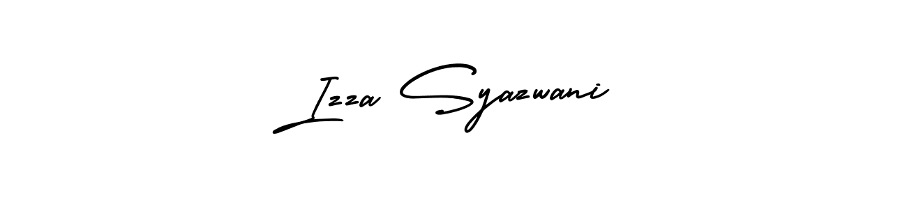 How to make Izza Syazwani signature? AmerikaSignatureDemo-Regular is a professional autograph style. Create handwritten signature for Izza Syazwani name. Izza Syazwani signature style 3 images and pictures png