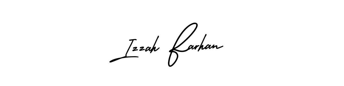 AmerikaSignatureDemo-Regular is a professional signature style that is perfect for those who want to add a touch of class to their signature. It is also a great choice for those who want to make their signature more unique. Get Izzah Farhan name to fancy signature for free. Izzah Farhan signature style 3 images and pictures png