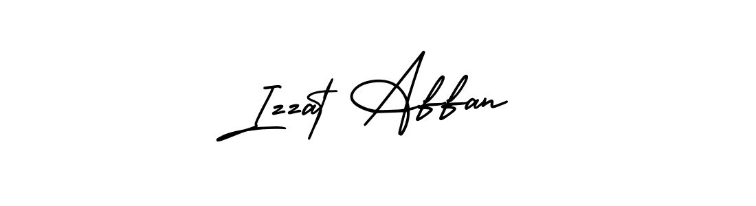 How to make Izzat Affan signature? AmerikaSignatureDemo-Regular is a professional autograph style. Create handwritten signature for Izzat Affan name. Izzat Affan signature style 3 images and pictures png