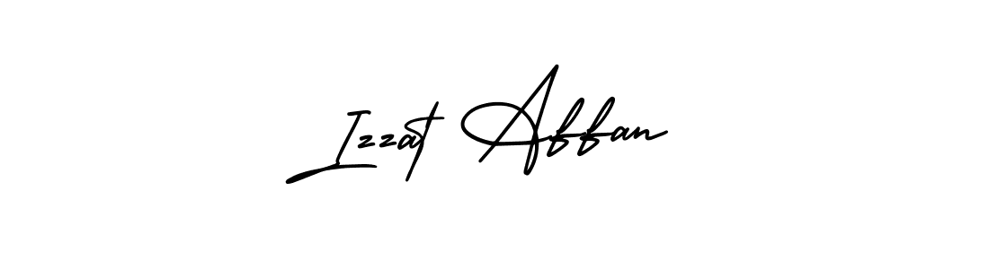 How to make Izzat Affan signature? AmerikaSignatureDemo-Regular is a professional autograph style. Create handwritten signature for Izzat Affan name. Izzat Affan signature style 3 images and pictures png