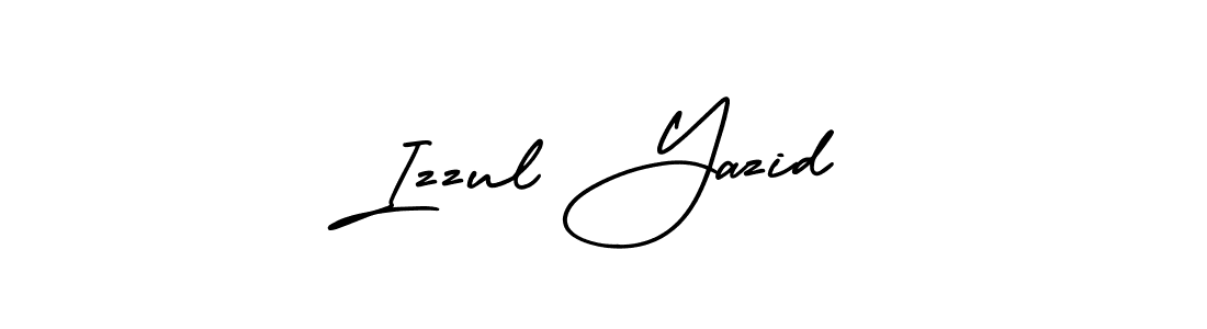 Use a signature maker to create a handwritten signature online. With this signature software, you can design (AmerikaSignatureDemo-Regular) your own signature for name Izzul Yazid. Izzul Yazid signature style 3 images and pictures png