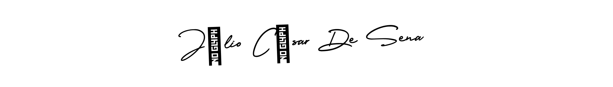 Design your own signature with our free online signature maker. With this signature software, you can create a handwritten (AmerikaSignatureDemo-Regular) signature for name Júlio César De Sena. Júlio César De Sena signature style 3 images and pictures png