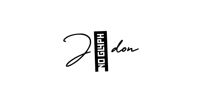 Create a beautiful signature design for name J don. With this signature (AmerikaSignatureDemo-Regular) fonts, you can make a handwritten signature for free. J don signature style 3 images and pictures png