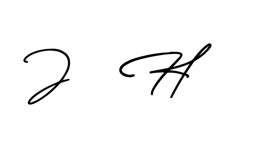 Also You can easily find your signature by using the search form. We will create J   H name handwritten signature images for you free of cost using AmerikaSignatureDemo-Regular sign style. J   H signature style 3 images and pictures png