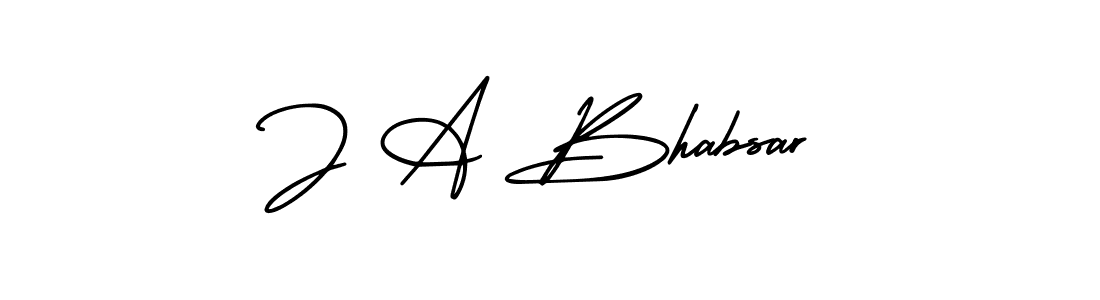 It looks lik you need a new signature style for name J A Bhabsar. Design unique handwritten (AmerikaSignatureDemo-Regular) signature with our free signature maker in just a few clicks. J A Bhabsar signature style 3 images and pictures png