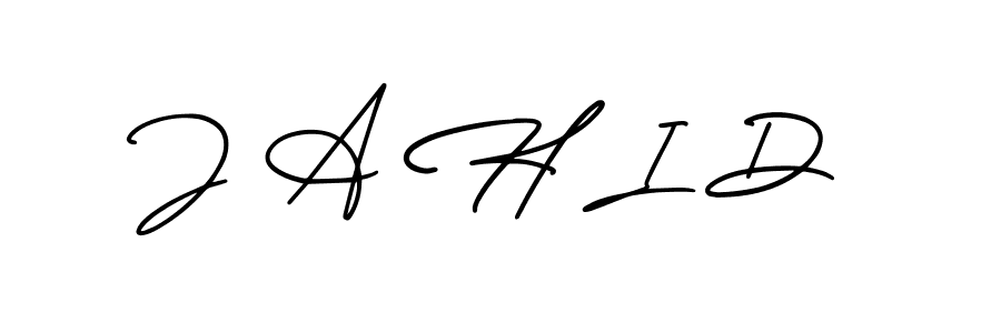 It looks lik you need a new signature style for name J A H I D. Design unique handwritten (AmerikaSignatureDemo-Regular) signature with our free signature maker in just a few clicks. J A H I D signature style 3 images and pictures png