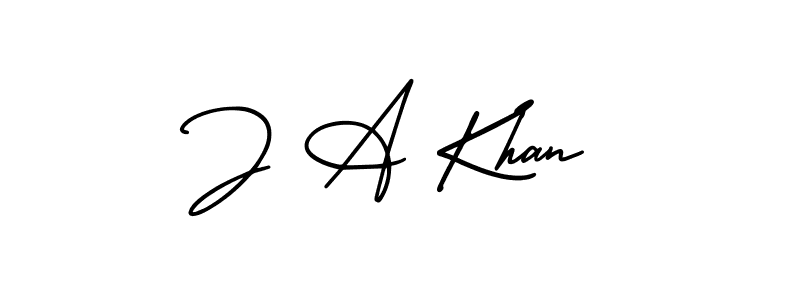 Best and Professional Signature Style for J A Khan. AmerikaSignatureDemo-Regular Best Signature Style Collection. J A Khan signature style 3 images and pictures png