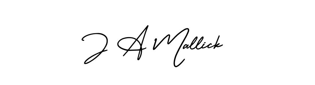 You can use this online signature creator to create a handwritten signature for the name J A Mallick. This is the best online autograph maker. J A Mallick signature style 3 images and pictures png
