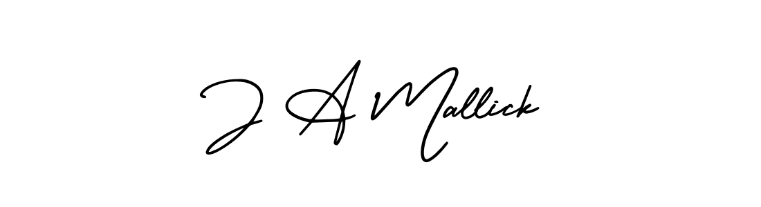 You can use this online signature creator to create a handwritten signature for the name J A Mallick. This is the best online autograph maker. J A Mallick signature style 3 images and pictures png