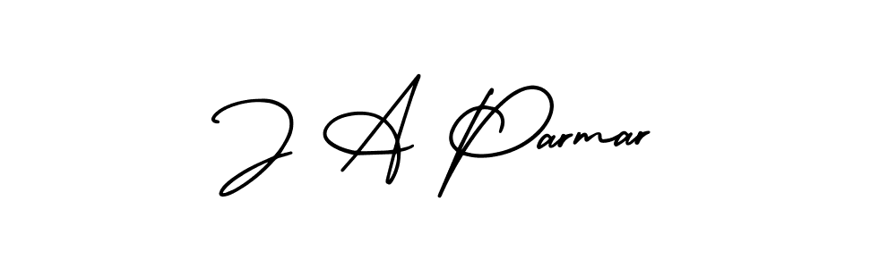 Also we have J A Parmar name is the best signature style. Create professional handwritten signature collection using AmerikaSignatureDemo-Regular autograph style. J A Parmar signature style 3 images and pictures png