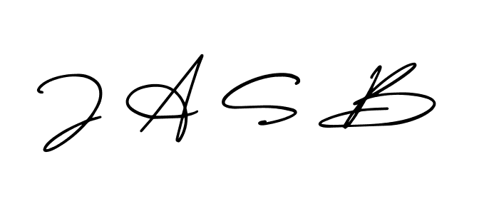 How to Draw J A S B signature style? AmerikaSignatureDemo-Regular is a latest design signature styles for name J A S B. J A S B signature style 3 images and pictures png