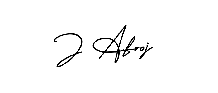 Use a signature maker to create a handwritten signature online. With this signature software, you can design (AmerikaSignatureDemo-Regular) your own signature for name J Afroj. J Afroj signature style 3 images and pictures png