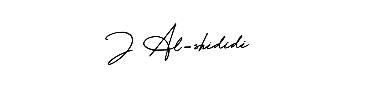 AmerikaSignatureDemo-Regular is a professional signature style that is perfect for those who want to add a touch of class to their signature. It is also a great choice for those who want to make their signature more unique. Get J Al-shididi name to fancy signature for free. J Al-shididi signature style 3 images and pictures png