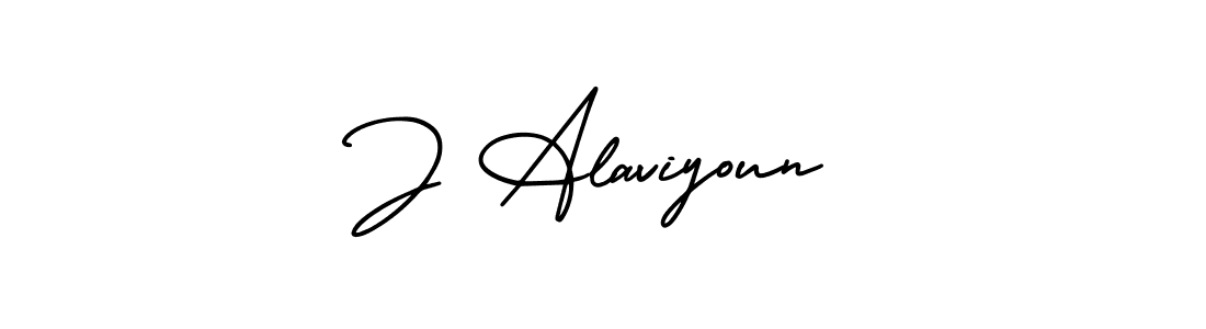 You can use this online signature creator to create a handwritten signature for the name J Alaviyoun. This is the best online autograph maker. J Alaviyoun signature style 3 images and pictures png