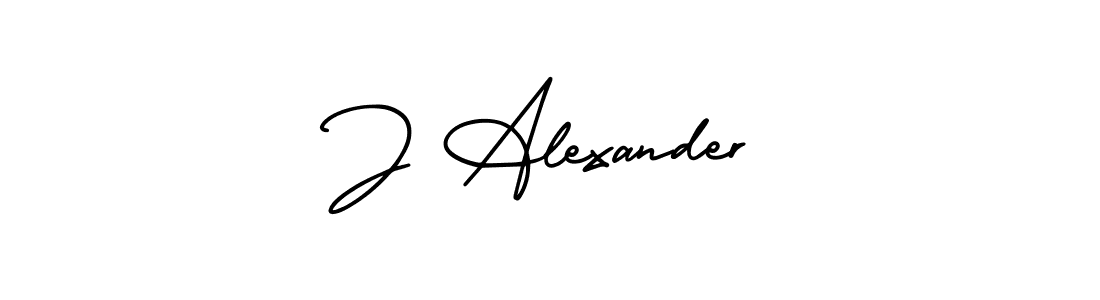 J Alexander stylish signature style. Best Handwritten Sign (AmerikaSignatureDemo-Regular) for my name. Handwritten Signature Collection Ideas for my name J Alexander. J Alexander signature style 3 images and pictures png