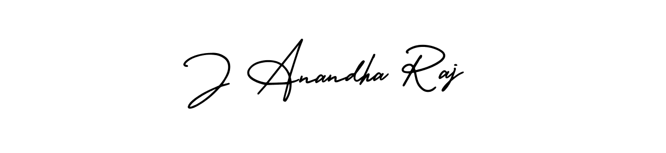 Also we have J Anandha Raj name is the best signature style. Create professional handwritten signature collection using AmerikaSignatureDemo-Regular autograph style. J Anandha Raj signature style 3 images and pictures png