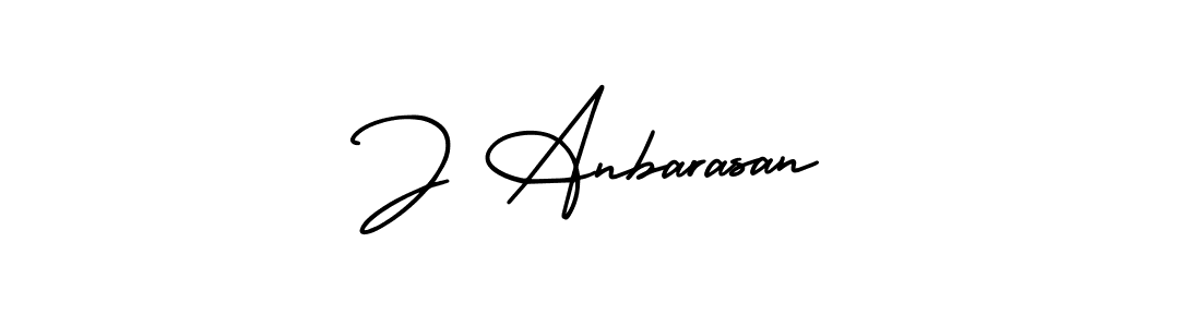 Also You can easily find your signature by using the search form. We will create J Anbarasan name handwritten signature images for you free of cost using AmerikaSignatureDemo-Regular sign style. J Anbarasan signature style 3 images and pictures png