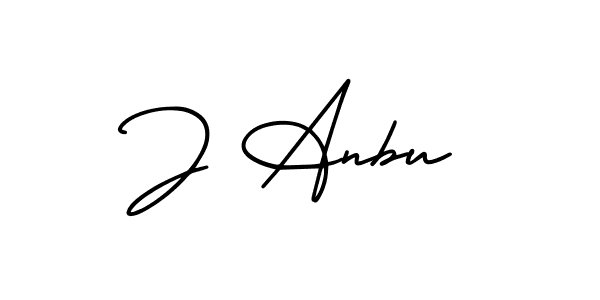How to make J Anbu signature? AmerikaSignatureDemo-Regular is a professional autograph style. Create handwritten signature for J Anbu name. J Anbu signature style 3 images and pictures png