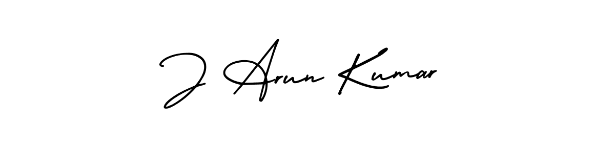 Make a beautiful signature design for name J Arun Kumar. Use this online signature maker to create a handwritten signature for free. J Arun Kumar signature style 3 images and pictures png