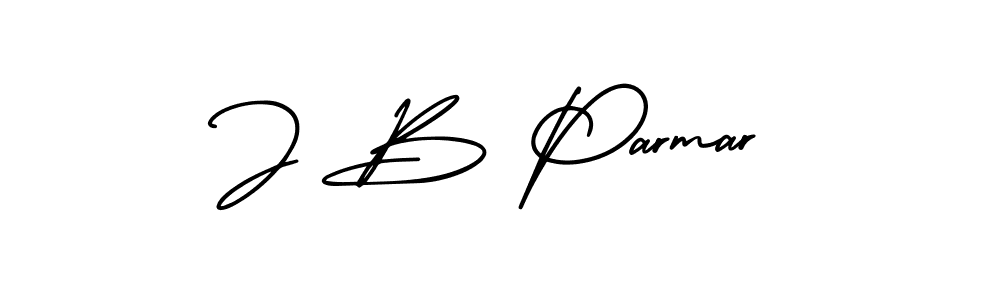 Also we have J B Parmar name is the best signature style. Create professional handwritten signature collection using AmerikaSignatureDemo-Regular autograph style. J B Parmar signature style 3 images and pictures png