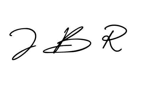 It looks lik you need a new signature style for name J B R. Design unique handwritten (AmerikaSignatureDemo-Regular) signature with our free signature maker in just a few clicks. J B R signature style 3 images and pictures png