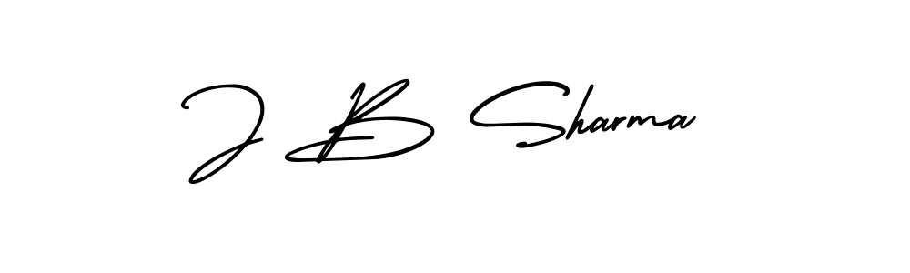 How to make J B Sharma signature? AmerikaSignatureDemo-Regular is a professional autograph style. Create handwritten signature for J B Sharma name. J B Sharma signature style 3 images and pictures png