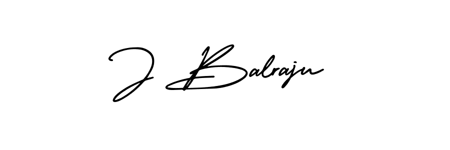 How to make J Balraju signature? AmerikaSignatureDemo-Regular is a professional autograph style. Create handwritten signature for J Balraju name. J Balraju signature style 3 images and pictures png