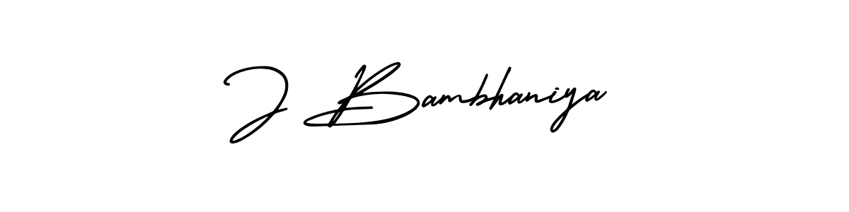 Best and Professional Signature Style for J Bambhaniya. AmerikaSignatureDemo-Regular Best Signature Style Collection. J Bambhaniya signature style 3 images and pictures png