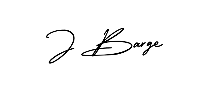 J Barge stylish signature style. Best Handwritten Sign (AmerikaSignatureDemo-Regular) for my name. Handwritten Signature Collection Ideas for my name J Barge. J Barge signature style 3 images and pictures png