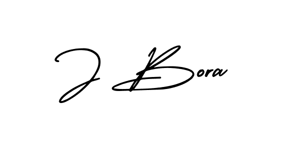 Also we have J Bora name is the best signature style. Create professional handwritten signature collection using AmerikaSignatureDemo-Regular autograph style. J Bora signature style 3 images and pictures png