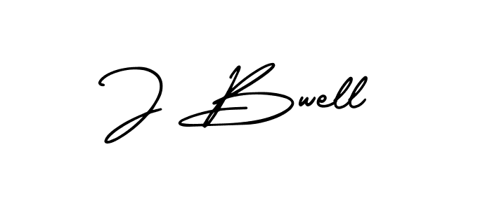 How to make J Bwell signature? AmerikaSignatureDemo-Regular is a professional autograph style. Create handwritten signature for J Bwell name. J Bwell signature style 3 images and pictures png