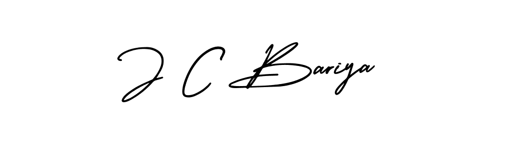 How to make J C Bariya signature? AmerikaSignatureDemo-Regular is a professional autograph style. Create handwritten signature for J C Bariya name. J C Bariya signature style 3 images and pictures png